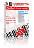 Data Matrix Font & Encoder
