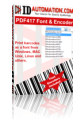 PDF417 Font & Encoder