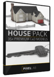 The Pixel Lab 3D House Pack