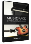 The Pixel Lab 3D Music Pack